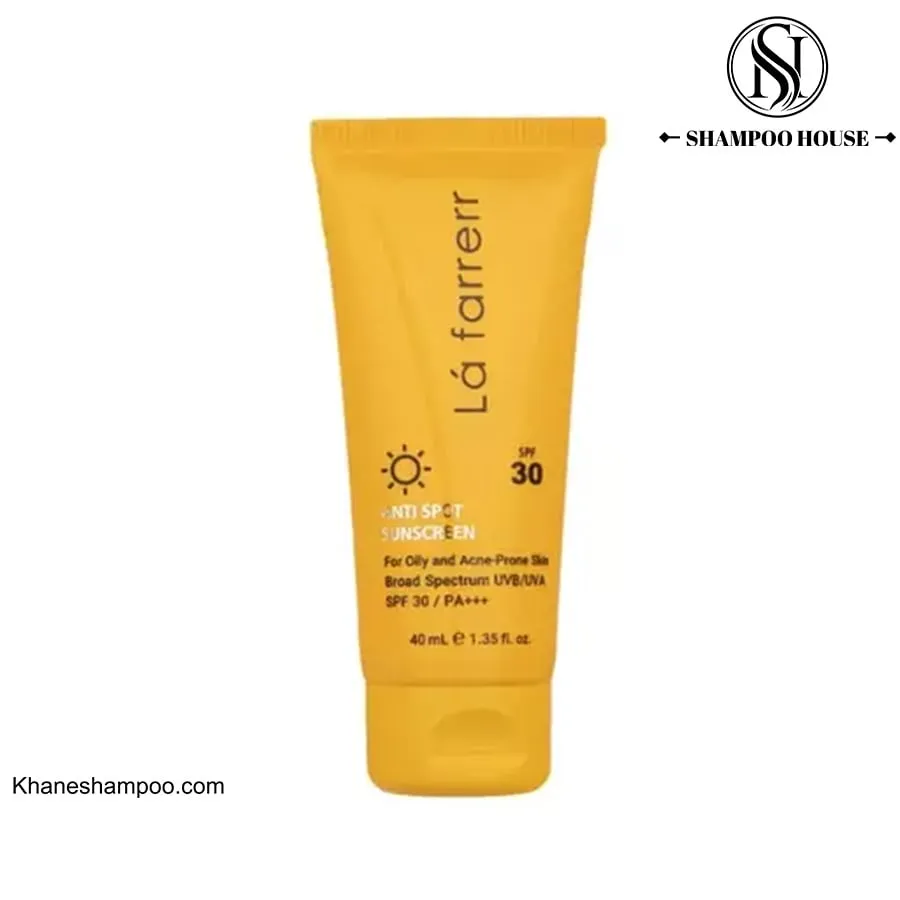 کرم ضد آفتاب و ضدلک بی رنگ پوست های خشک و معمولی SPF30