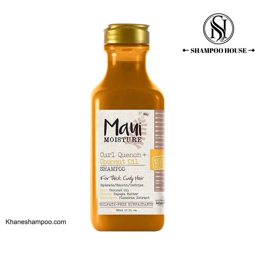 شامپو روغن نارگیل مو فر ( کوکونات اویل) مائویی Maui coconut oil shampoo