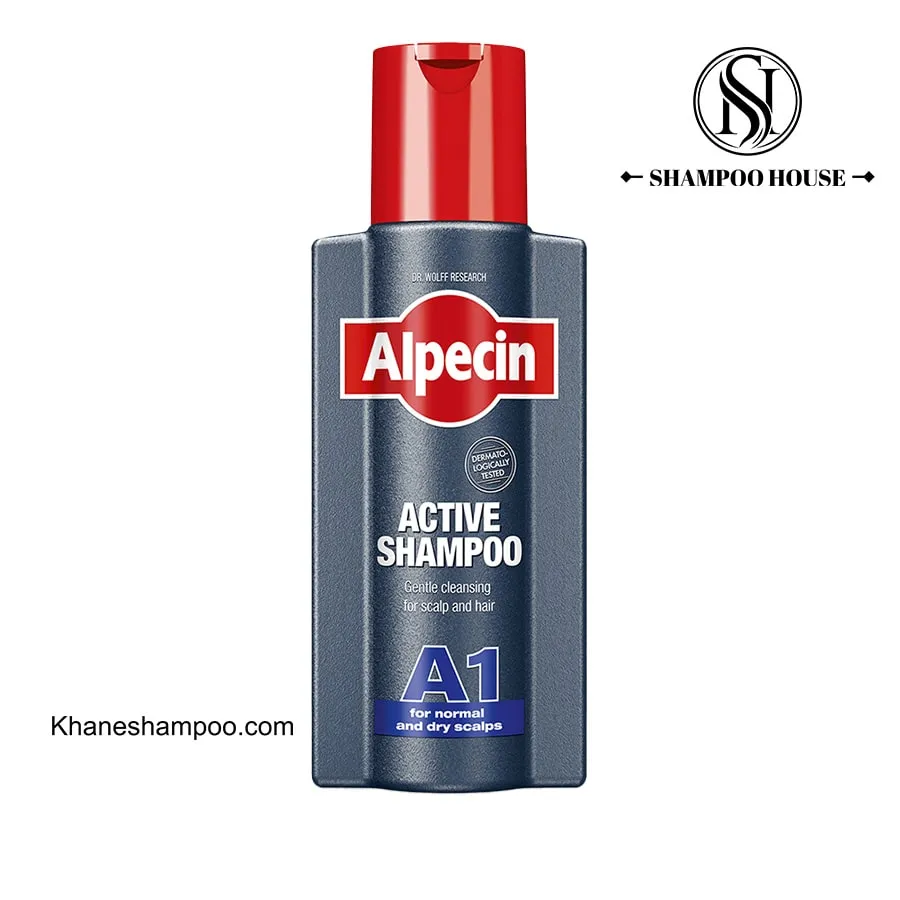 شامپو اکتیو A1 آلپسین مناسب موهای خشک و معمولی