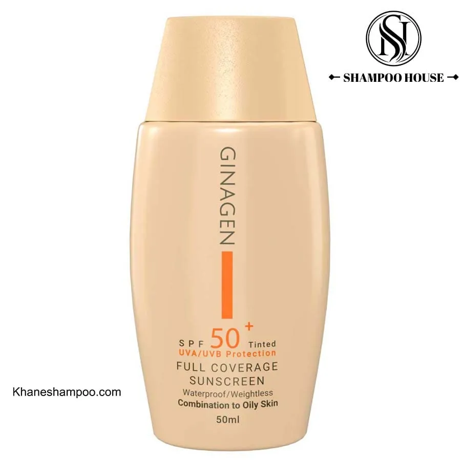 کرم ضد آفتاب SPF 50 ژیناژن شماره 01 مناسب پوست چرب و مختلط