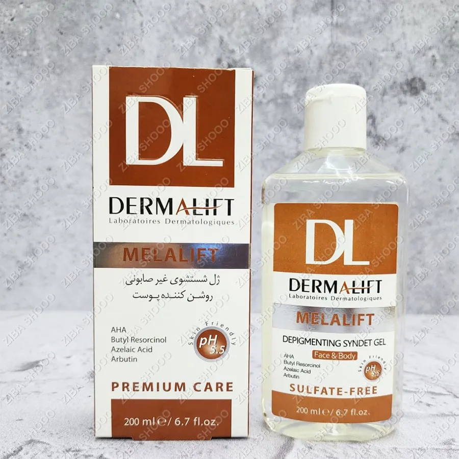 درمالیفت ژل شستشوی غیر صابونی روشن کننده