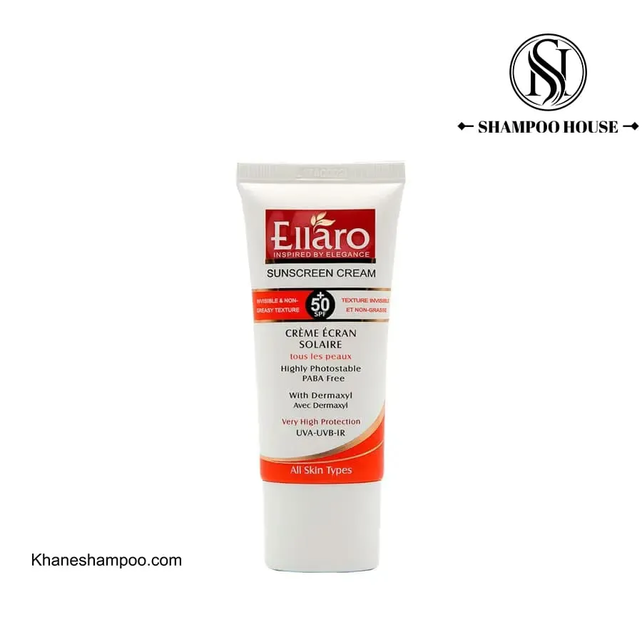 ضد آفتاب انواع پوست بی رنگ الارو SPF50