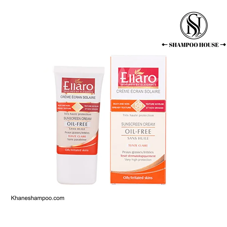 ضد آفتاب فاقد چربی بژ روشن الارو SPF50