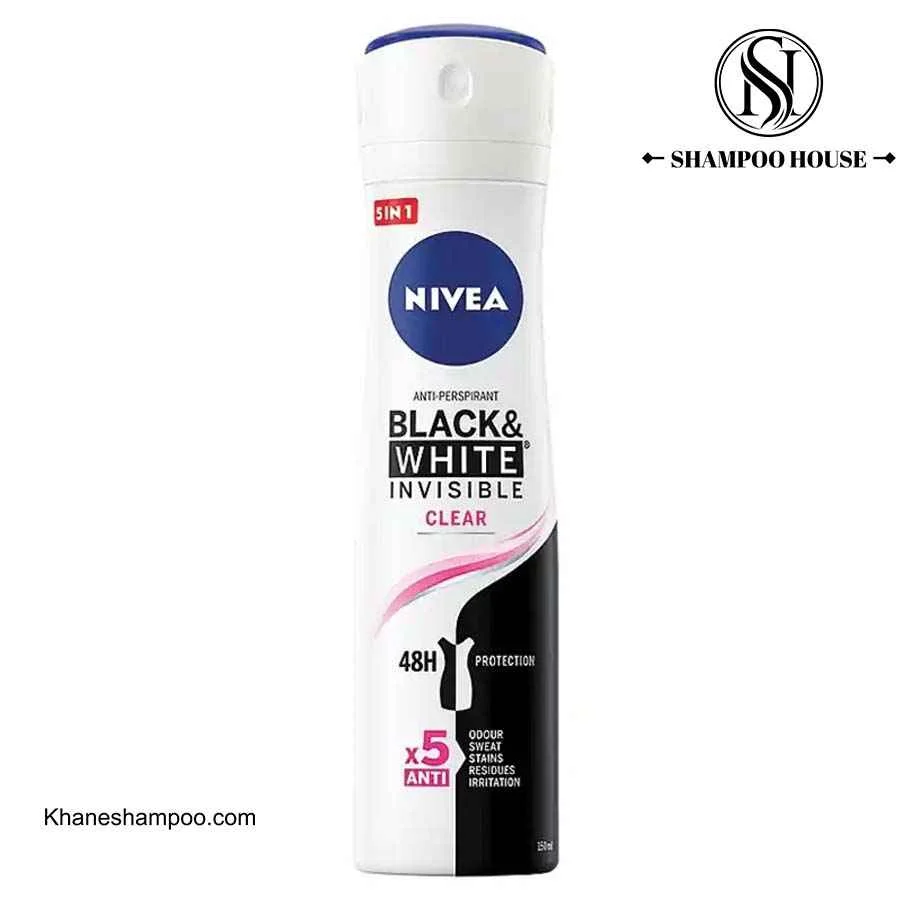 اسپری زنانه نیوا Black & White Clear