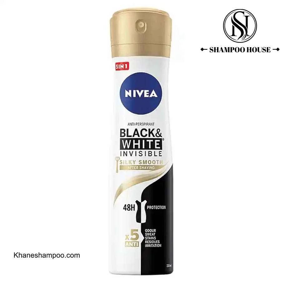 اسپری زنانه نیوا Black & White Silky